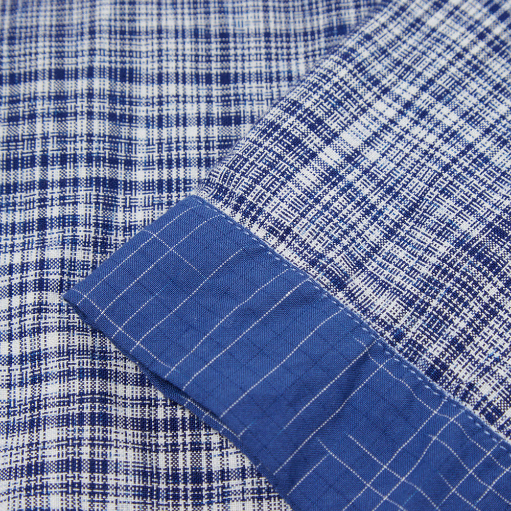 Universal Works Border Road Ocean/Sea Ikat Shirt