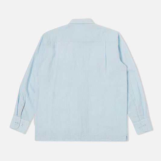 Universal Works L/S Utility Shin Seersucker Shirt