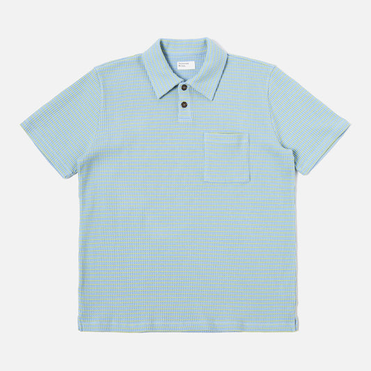 Universal Works S/S Newlyn Fluro Stripe Polo