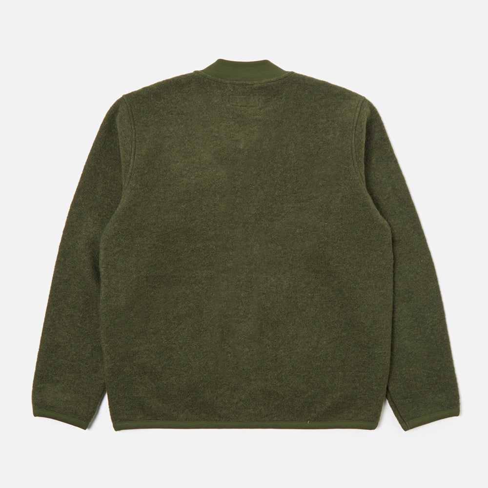 Universal Works Fleece Zip Bomber