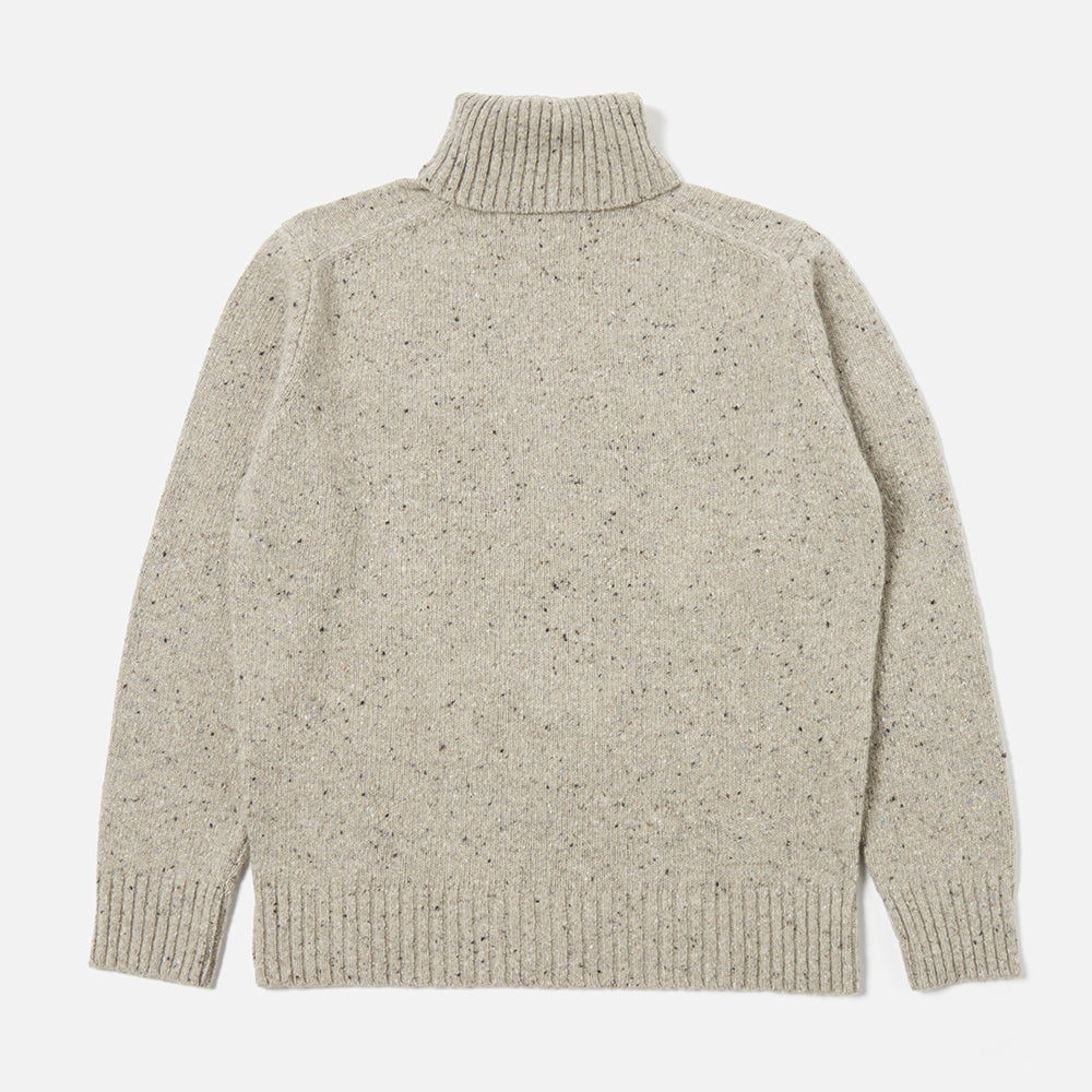Universal Works Tweed Knit Roll Neck