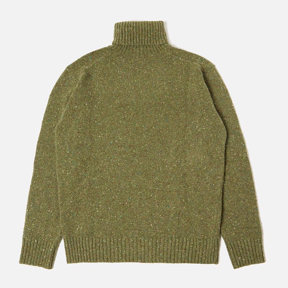 Universal Works Tweed Knit Roll Neck