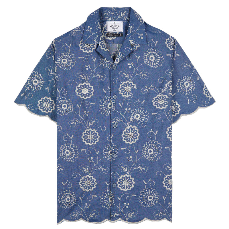 Portuguese Flannel Denim Embroidery 2 Shirt