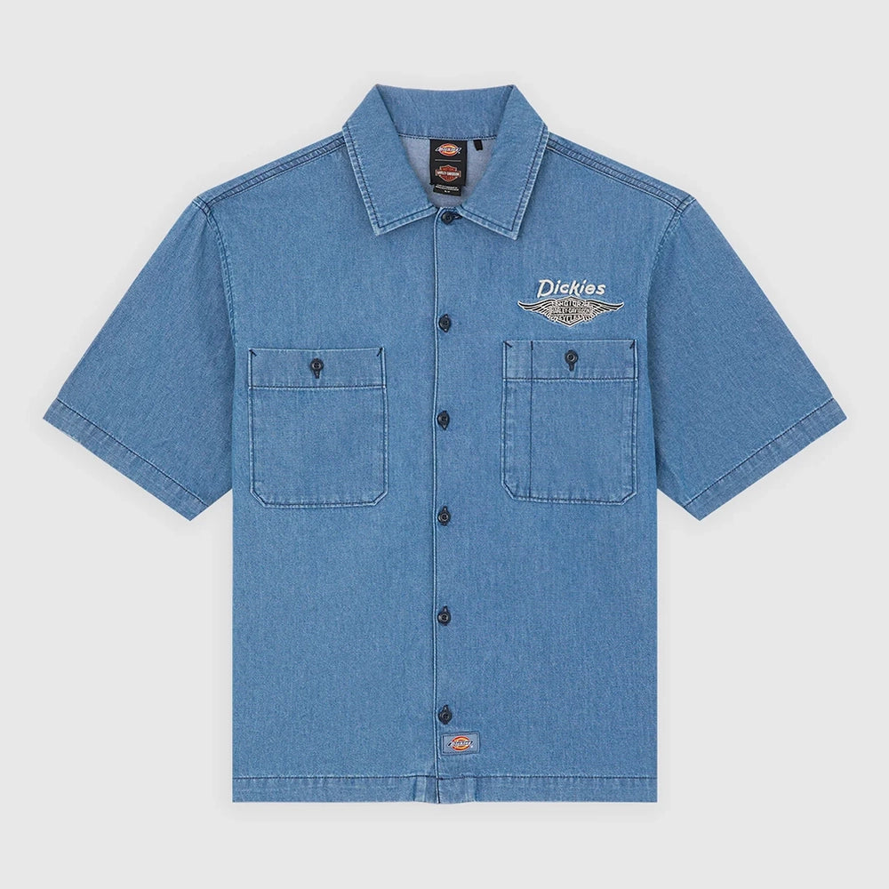 Dickies X Harley-Davidson Chambray Work Shirt