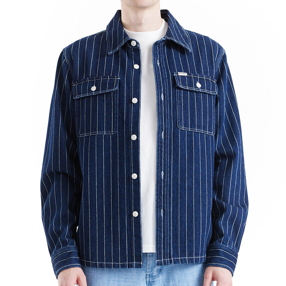 Deus Ex Machina Vacay Stripe Denim Shirt