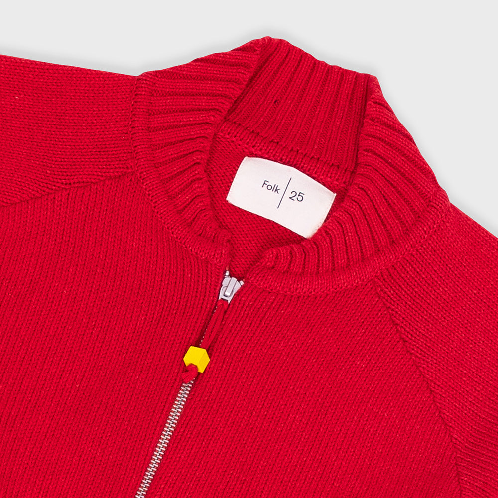 Folk Pointelle Knit Bomber