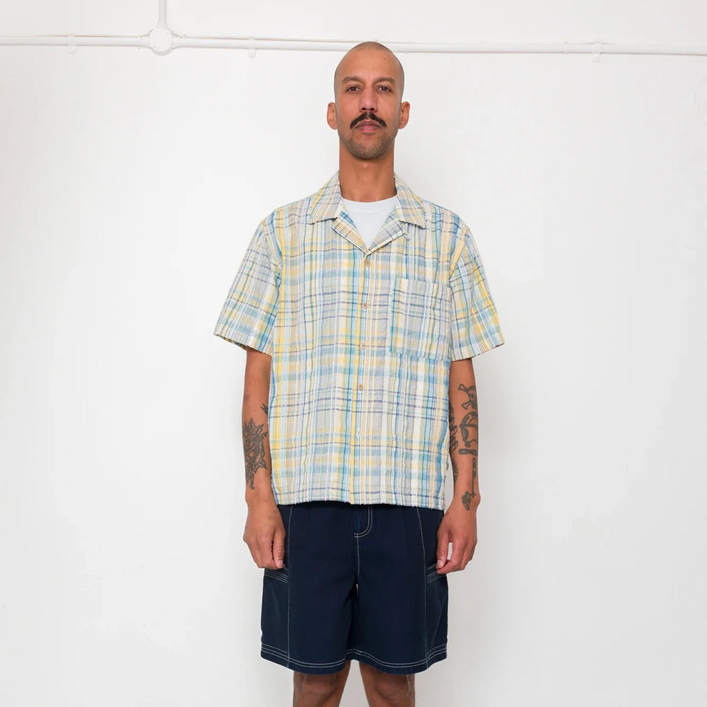 Folk Gabe Cut Check Shirt