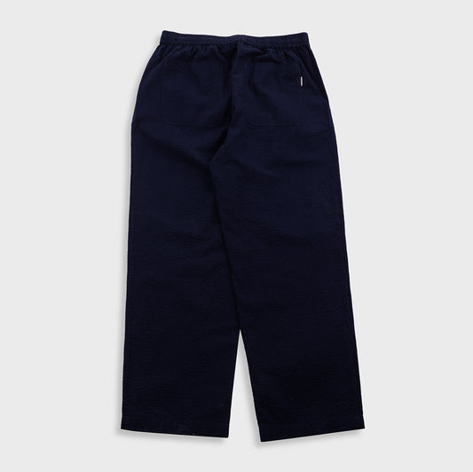 Folk Drawcord Loose Trouser Seersucker