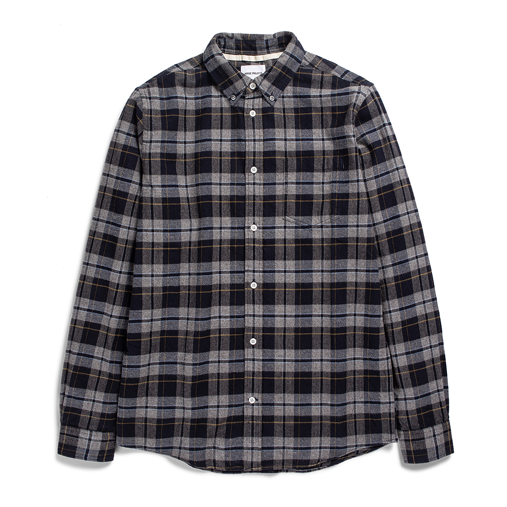 Norse Projects Anton Brushed Flannel Check Shirt