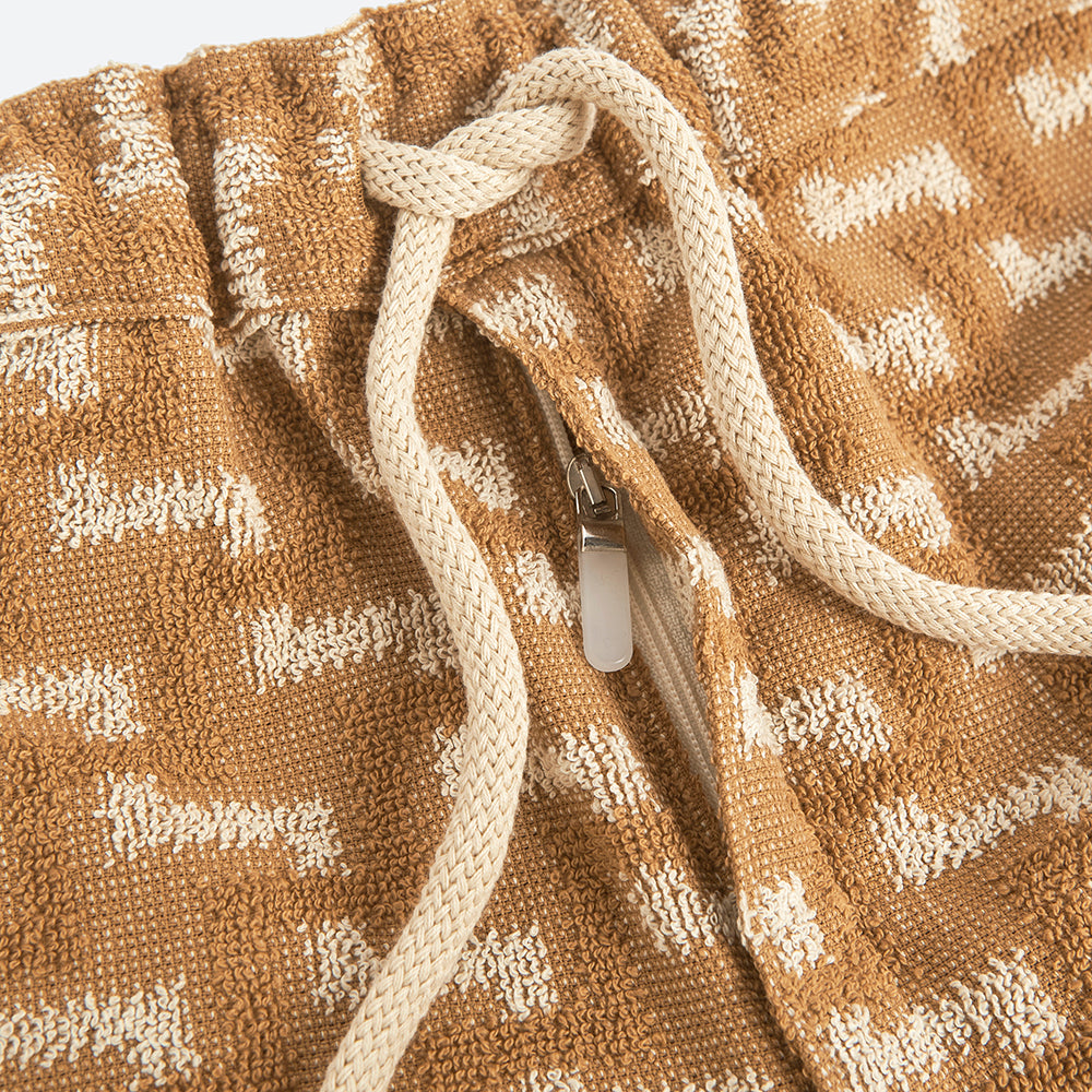 OAS Camel Layer Zig Terry Shorts