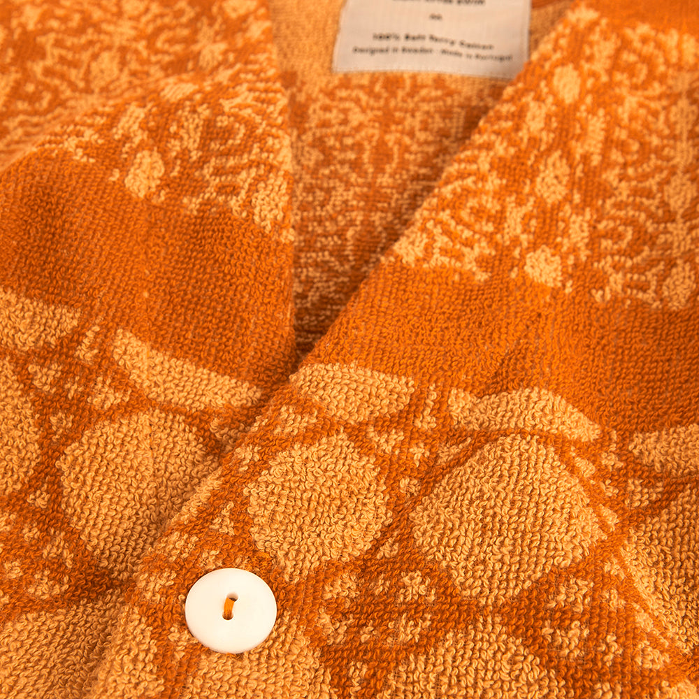 OAS Orange Ventura Terry Cardigan