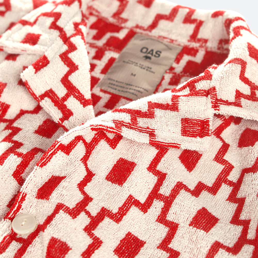 OAS White Machu Cuba Terry Shirt
