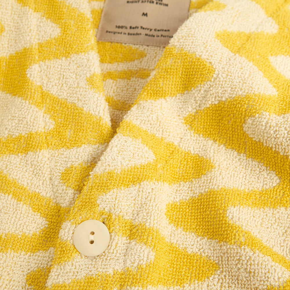 OAS Wiggle Straw Terry Cardigan