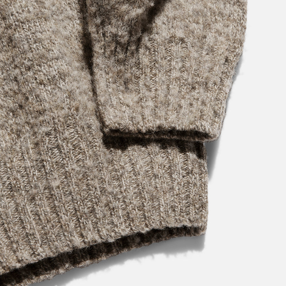 You Must Create Earth Suedehead Crew Knit