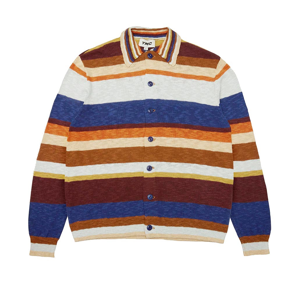 YMC Rat Pack Stripe Cardigan