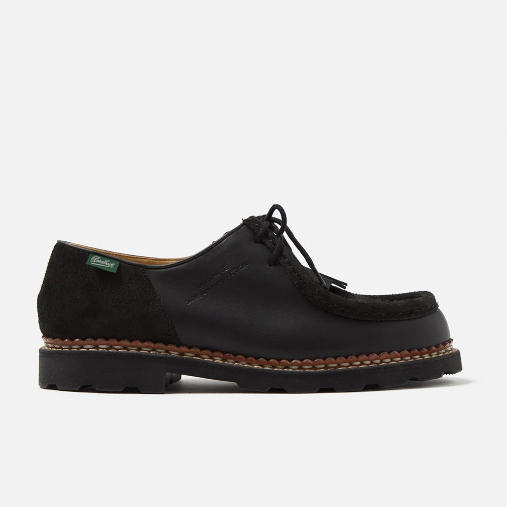 Paraboot x Universal Works Michael in Black Leather/Suede