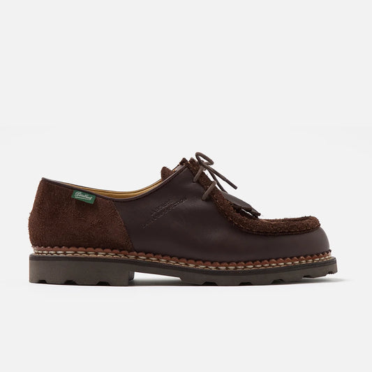 Paraboot x Universal Works Michael in Black Leather/Suede