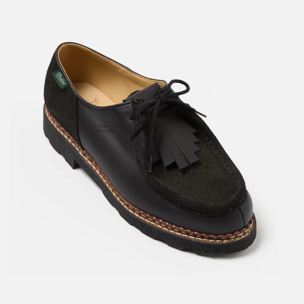 Paraboot x Universal Works Michael in Black Leather/Suede