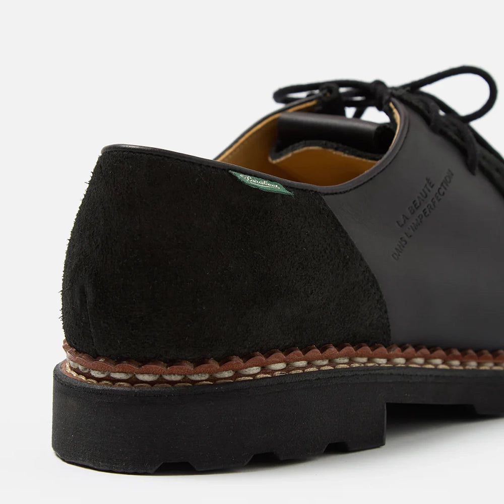 Paraboot x Universal Works Michael in Black Leather/Suede