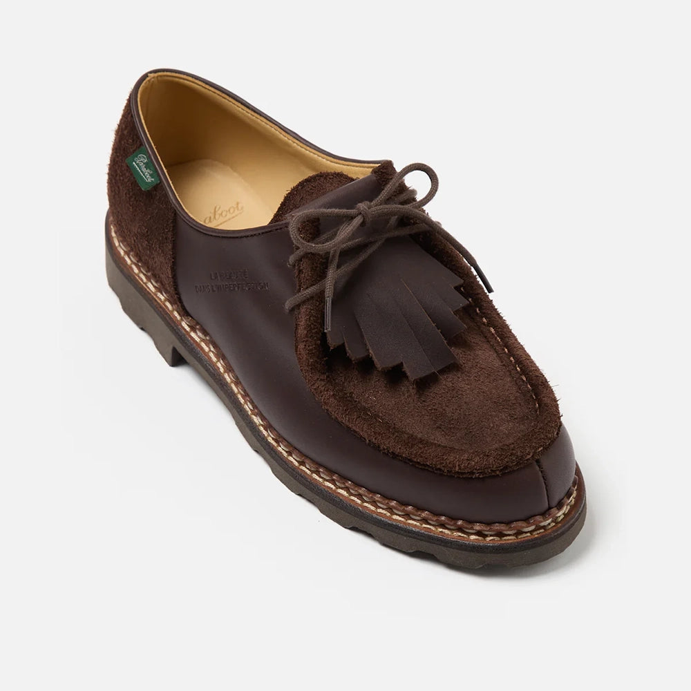 Paraboot x Universal Works Michael in Black Leather/Suede