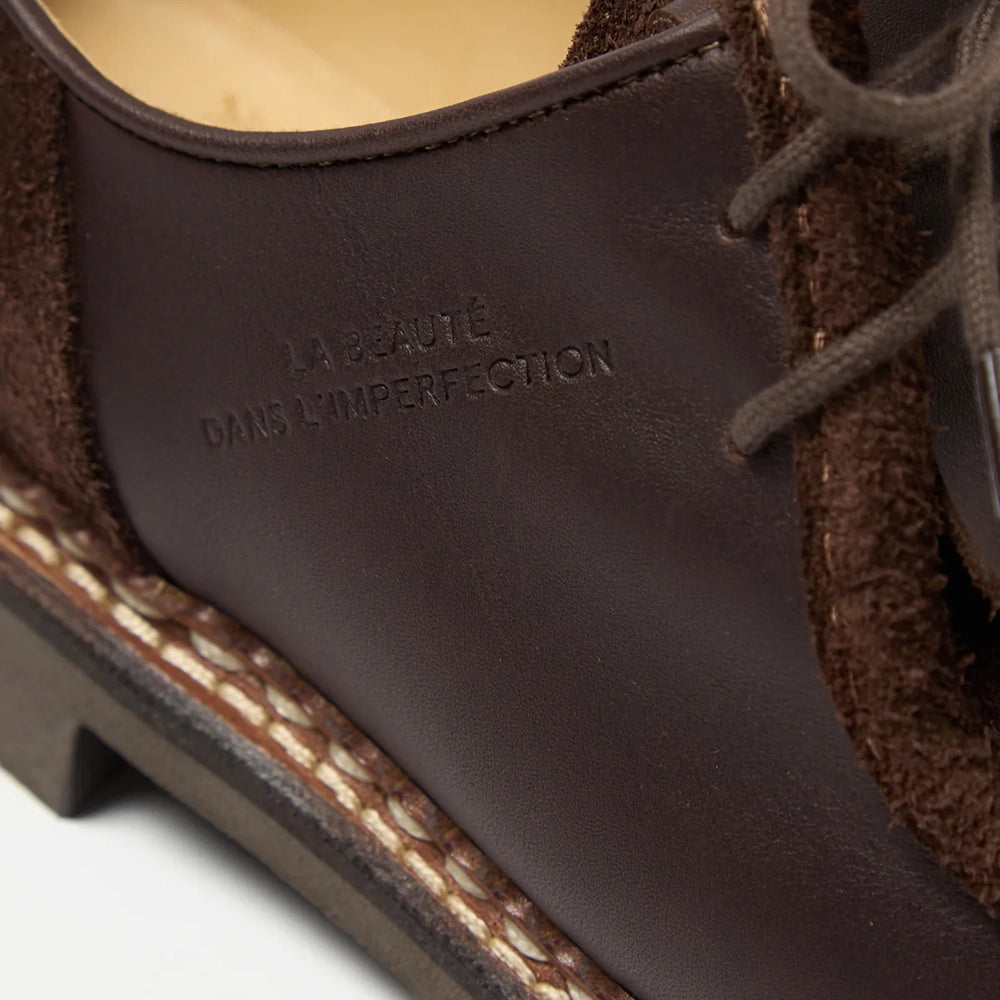 Paraboot x Universal Works Michael in Black Leather/Suede