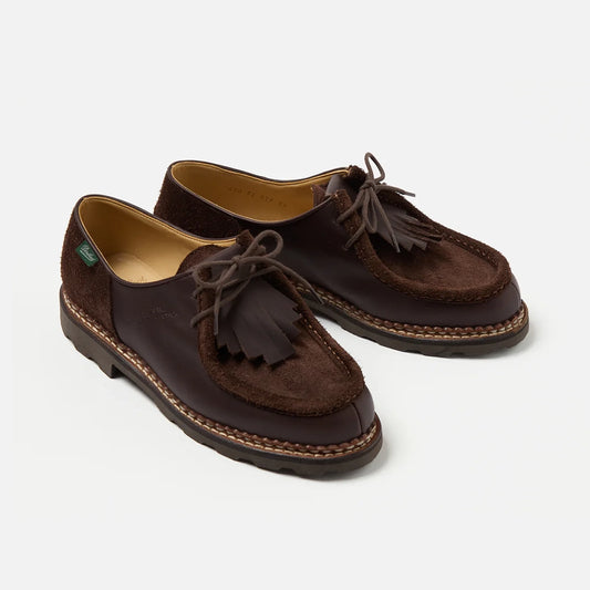 Paraboot x Universal Works Michael in Black Leather/Suede