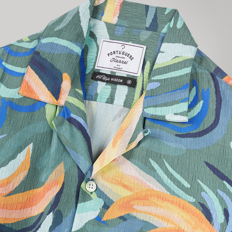 Portuguese Flannel Sea Weed Shirt