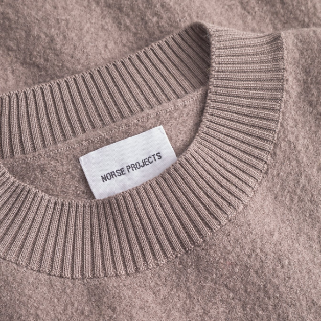 Norse Projects Rom Boiled Wool Crewneck