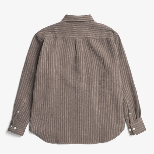 Norse Projects Ole Oversized Wool Stripe Shirt