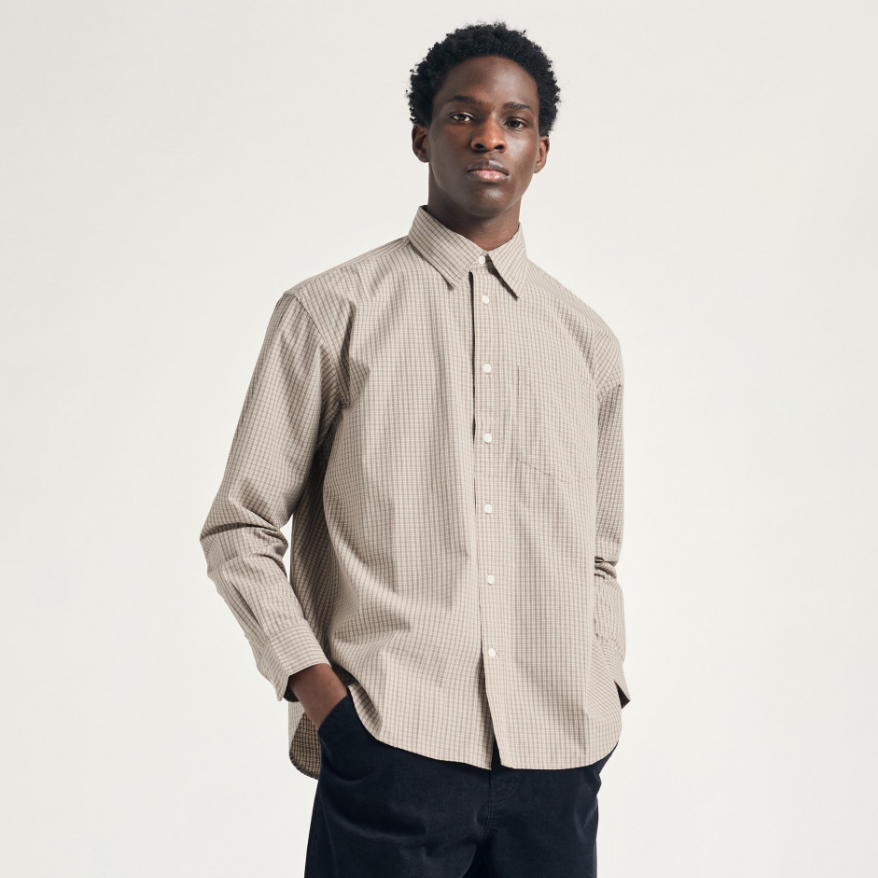Norse Projects Ole Oversized Poplin Check Shirt