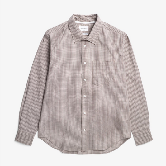 Norse Projects Ole Oversized Poplin Check Shirt