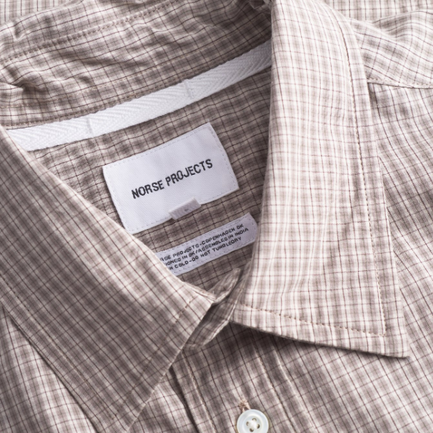 Norse Projects Ole Oversized Poplin Check Shirt