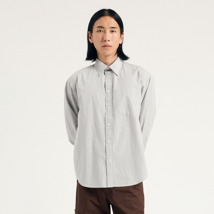 Norse Projects Ole Oversized Poplin Check Shirt