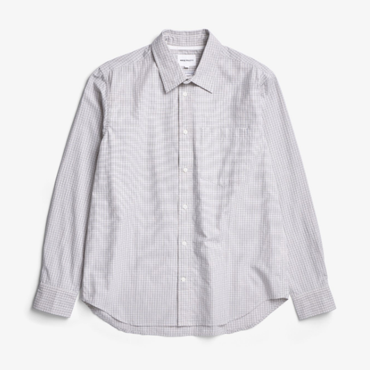 Norse Projects Ole Oversized Poplin Check Shirt