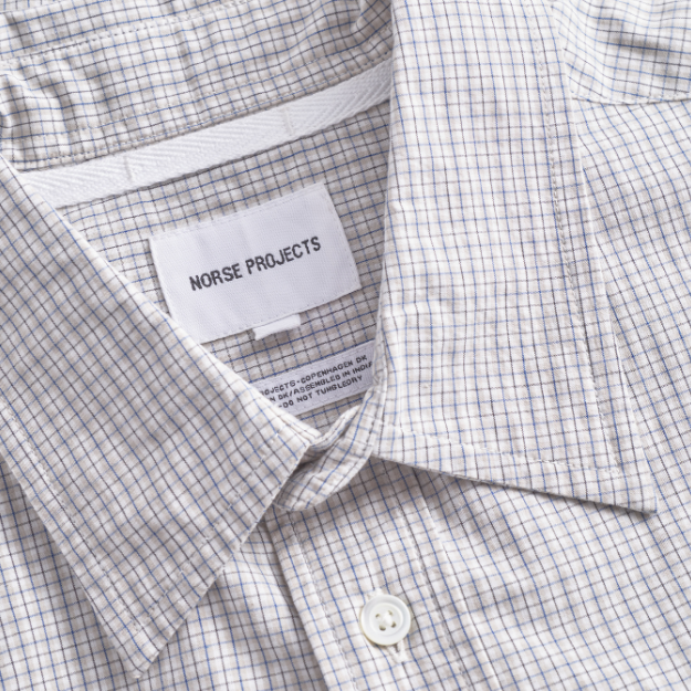 Norse Projects Ole Oversized Poplin Check Shirt