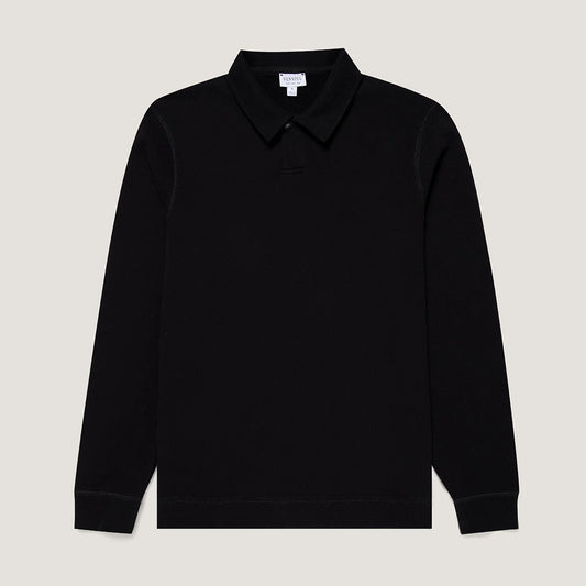 Sunspel Loopback Polo Sweatshirt
