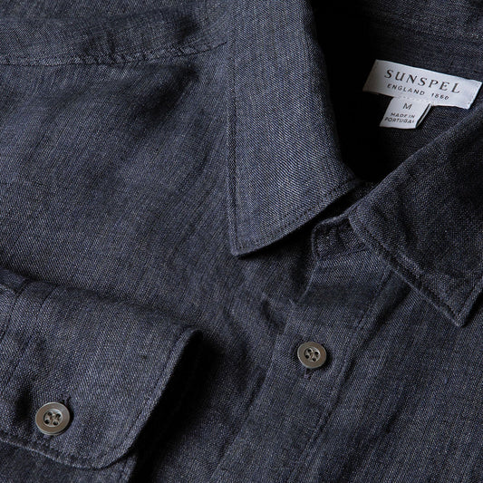 Sunspel Linen LS Shirt