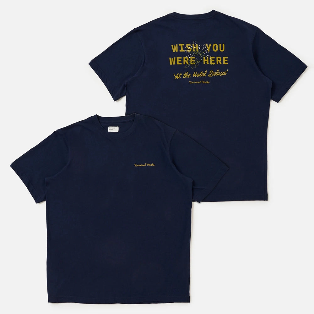 Universal Works Wish You Were Here Tee
