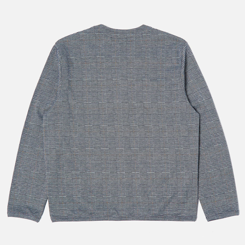 Universal Works Wales Check Fleece Cardigan