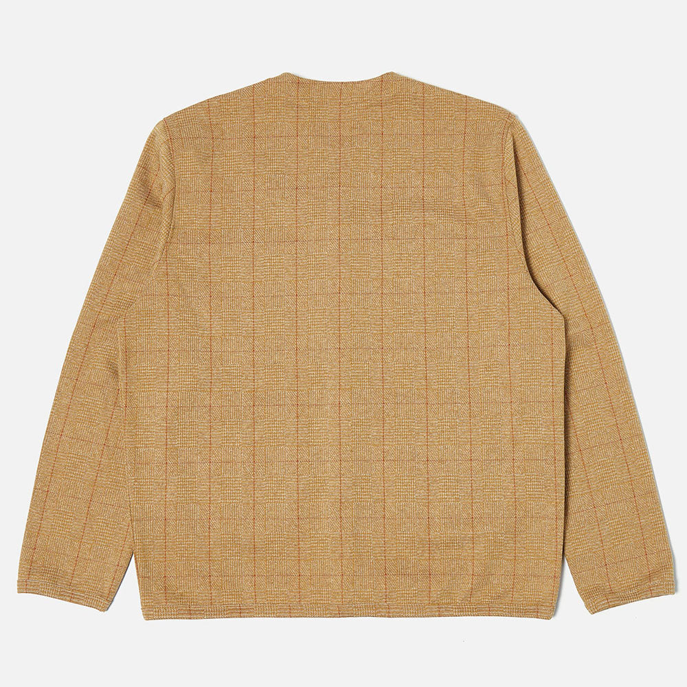Universal Works Wales Check Fleece Cardigan