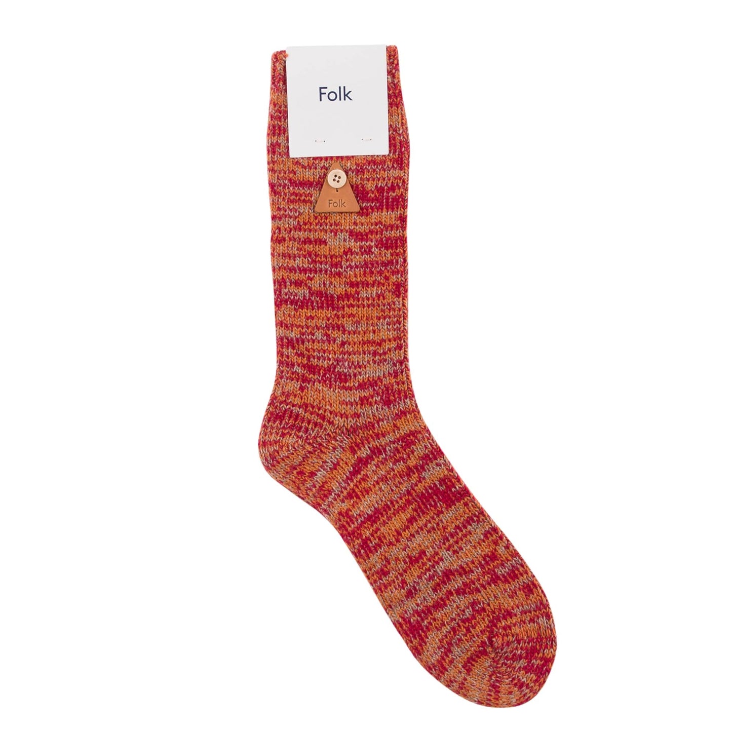 Folk Wool Melange Sock