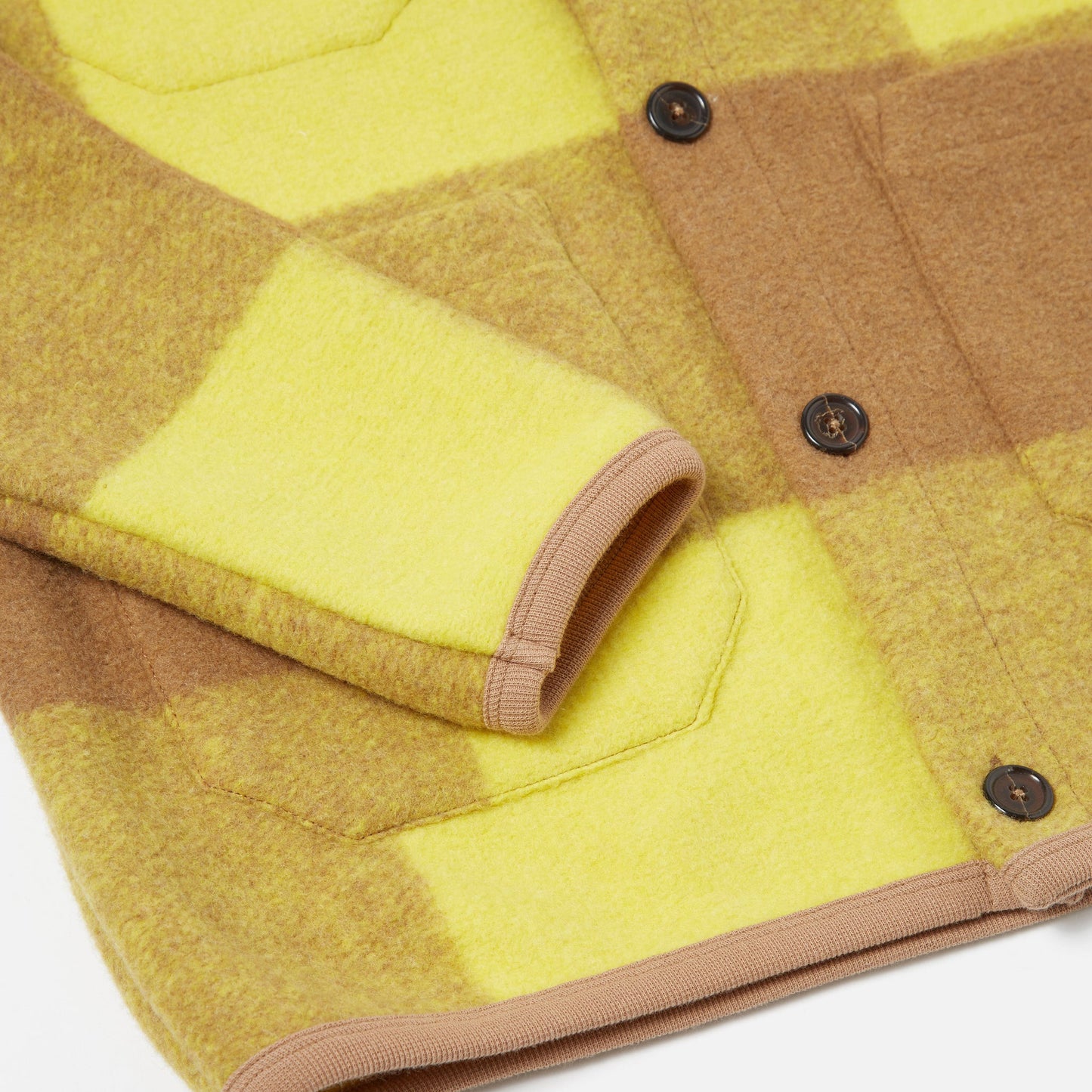 Universal Works Studio Check Cardigan