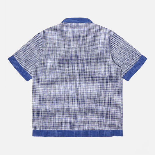 Universal Works Border Road Ocean/Sea Ikat Shirt