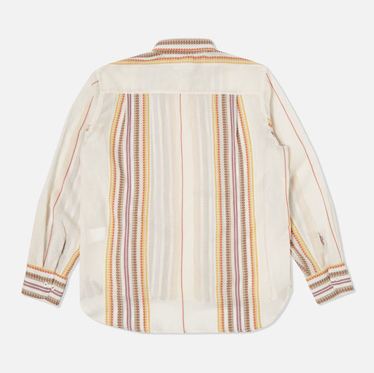 Universal Works Square Pocket Mala Stripe Shirt