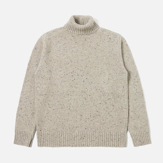 Universal Works Tweed Knit Roll Neck