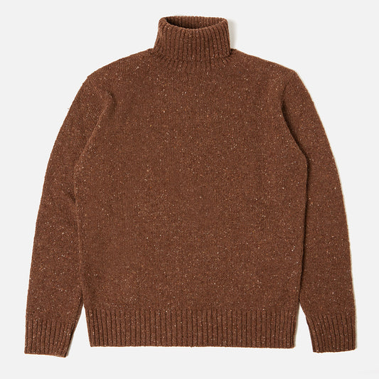Universal Works Tweed Knit Roll Neck