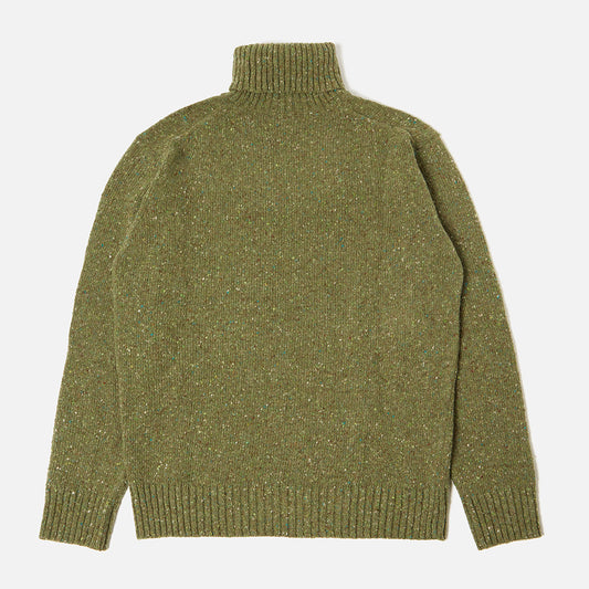 Universal Works Tweed Knit Roll Neck