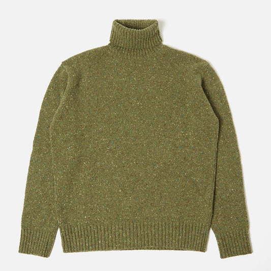 Universal Works Tweed Knit Roll Neck