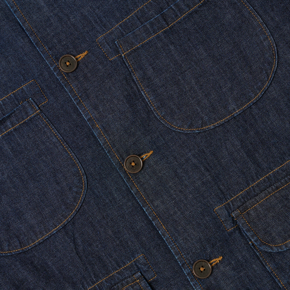 Universal Works Indigo Kaihara LT WT Denim Labour Jacket