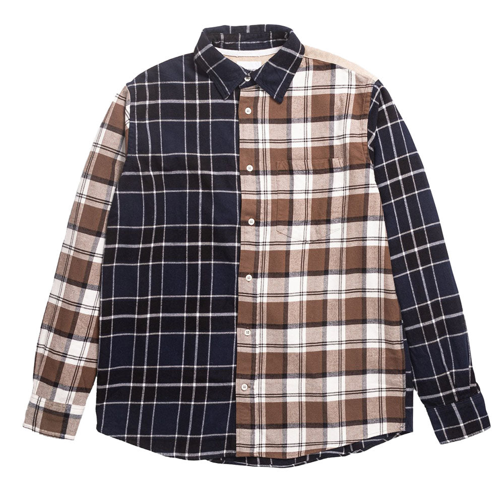 Norse Projects Algot Mixed Flannel Check Shirt